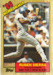 1987 Topps Baseball Cards      006      Ruben Sierra RB